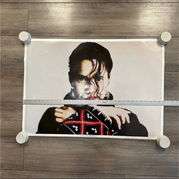 Vintage Natalie Merchant 10,000 Maniacs Poster 33x23" UK Import Ophelia Rare - Picture 2 of 6